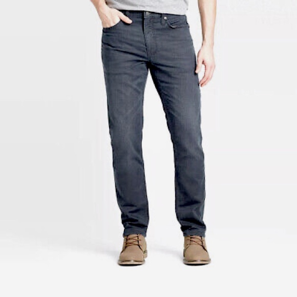 GOODFELLOW & CO MEN’S DARK WASH SLIM FIT PREMIUM JEANS SZ 32x32